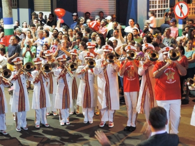 Banda Marcial se apresenta no aniversário de Cândido Mota