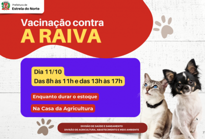 Vacinação contra a raiva