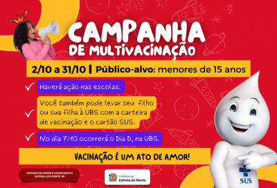 Estratégia de multivacinação para atualização da caderneta de vacinação