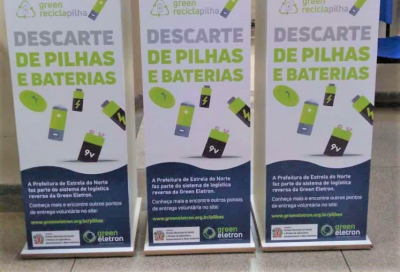 Prefeitura realiza parceria para o recolhimento e descarte de pilhas e baterias